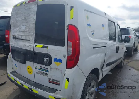 2018 Ram Promaster City Slt z USA, uszkodzony, nr VIN ZFBERFBB7J6K18709